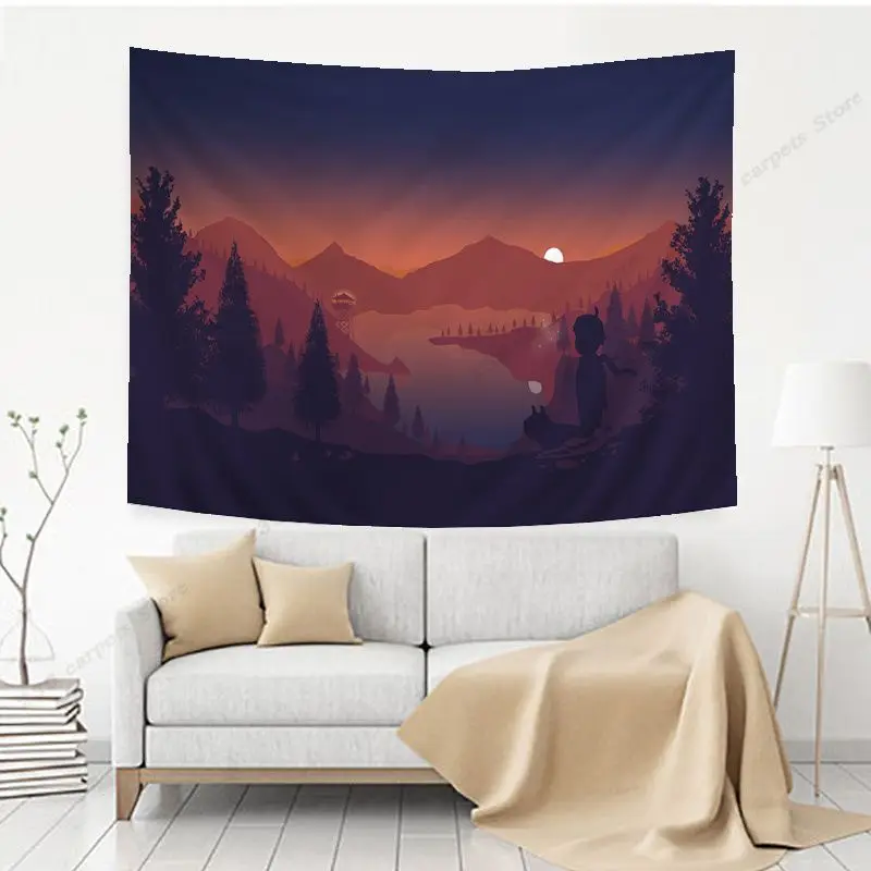 Firewatch подвесной богемный гобелен для гостиной дома и общежития Декор дешевый
