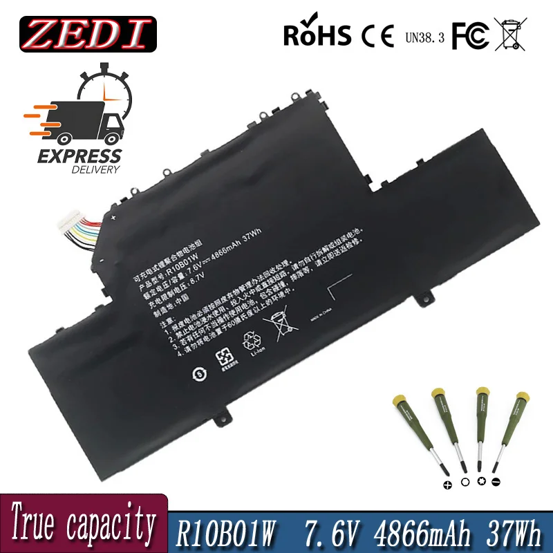 ZEDI Новый аккумулятор для ноутбука R10B01W R10BO1W Xiaomi Mi Air 12 5 &quotTM1607 161201 -01 -Ноутбук серии