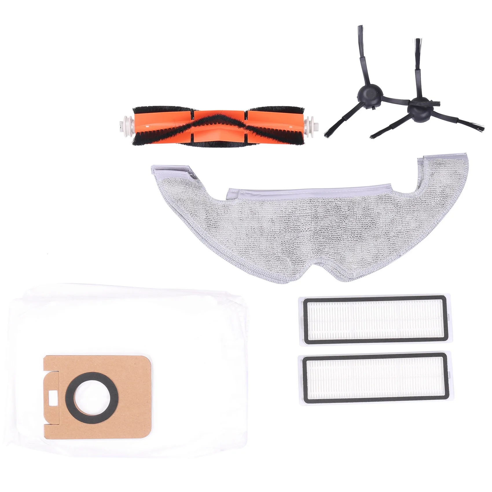 

For Dreame L10PLUS/Z10 PRO Robot Vacuum Cleaner Spare Parts Dust Bag HEPA Filter Side Brush Main Brush Mop Cloths