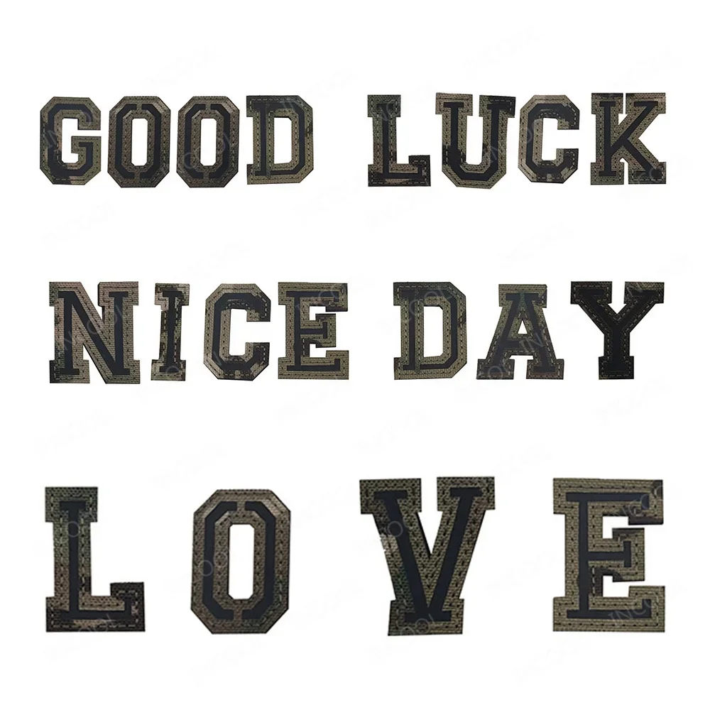 Английские буквы арабские цифры капитальный алфавит светоотражающая лазерная