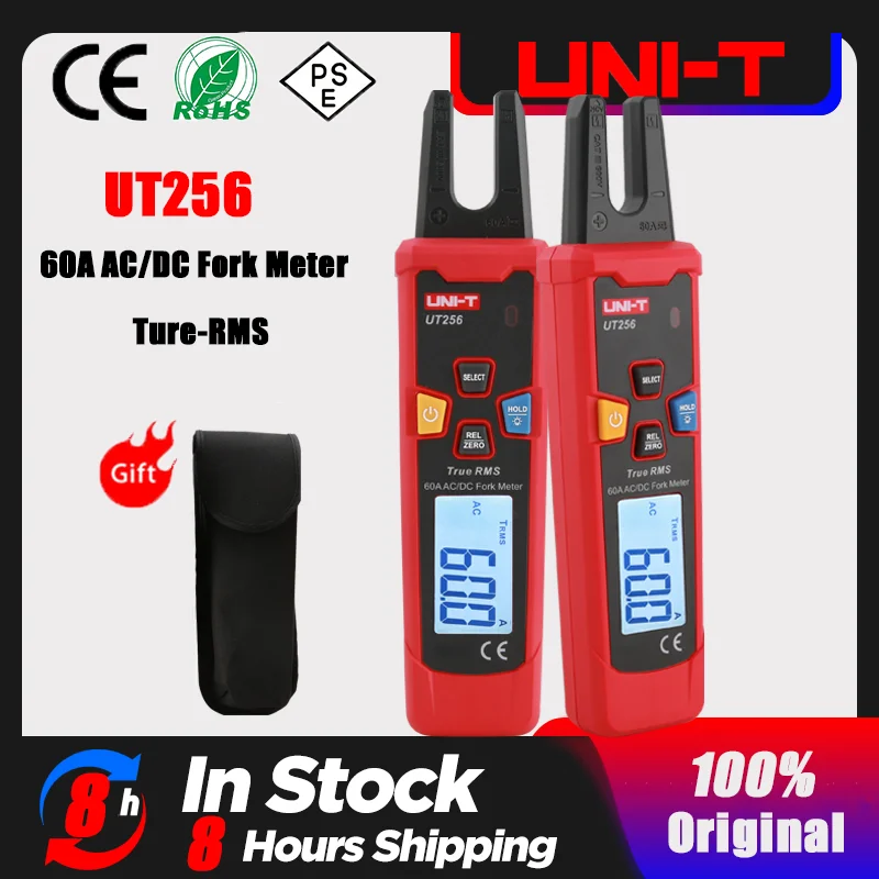 

Uni T Ut256 Ac Dc Current Amperometric Clamp Meter Hook Ammeter Pliers Professional Electrician Mini Digital Tester Uni-t Ac/Dc