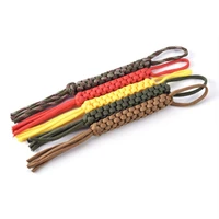 random 3 pcs outdoor camping corn knot nylon knife pendant chain tool falling paracord rope survival ropes keychain