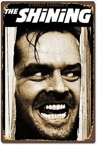 

Tin Sign The Shining Movie Film Poster Design Vintage Retro Tin Sign Home Decor