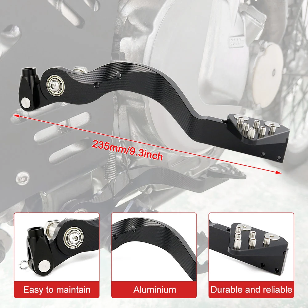 Алюминиевая мотоциклетная педаль для Suzuki DR650 1996-2021 2022 2023 DR 650 регулируемая тормоза