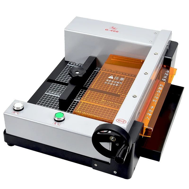 Заводской резак для бумаги RAYSON G-400 Электрический станок резки картона фотокниг