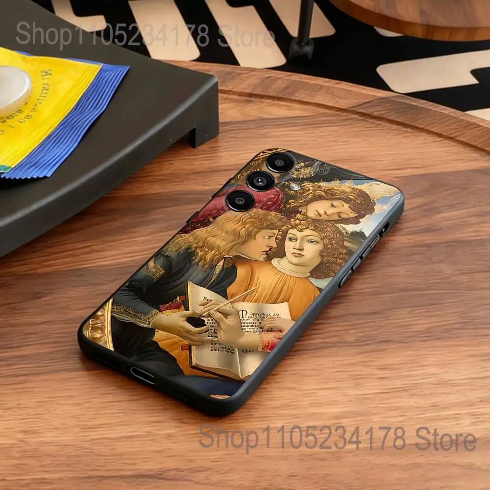 Фото Чехол Sandro Botticelli Renaissance Art для Samsung Galaxy S21 S25 FE S24 S23 Ultra S20 S9 S22 Plus S10 Чехол из ТПУ №4