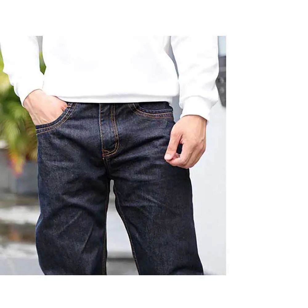 New Fashion Straight Denim Men's Casual Jeans Loose Baggy Hiphop Harem Trousers Streetwear Pants Plus Size Clothing