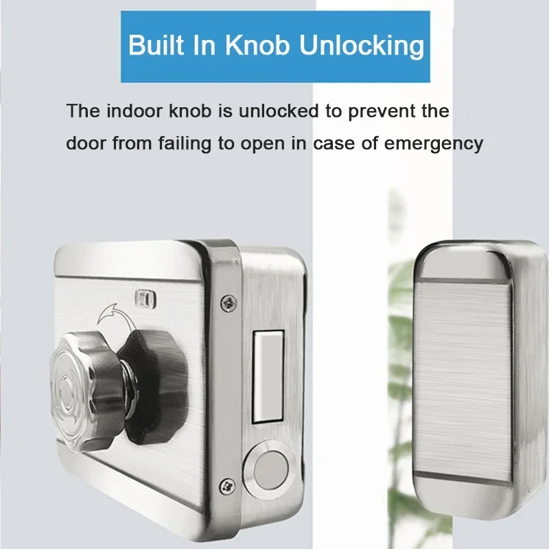 Водонепроницаемый умный дверной замок IP65 со сканером отпечатков пальцев уличные
