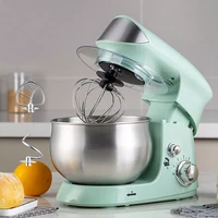 3 5l stainless steel bowl electric stand food mixer cream blender knead dough cake bread chef machine whisk eggs beater eu