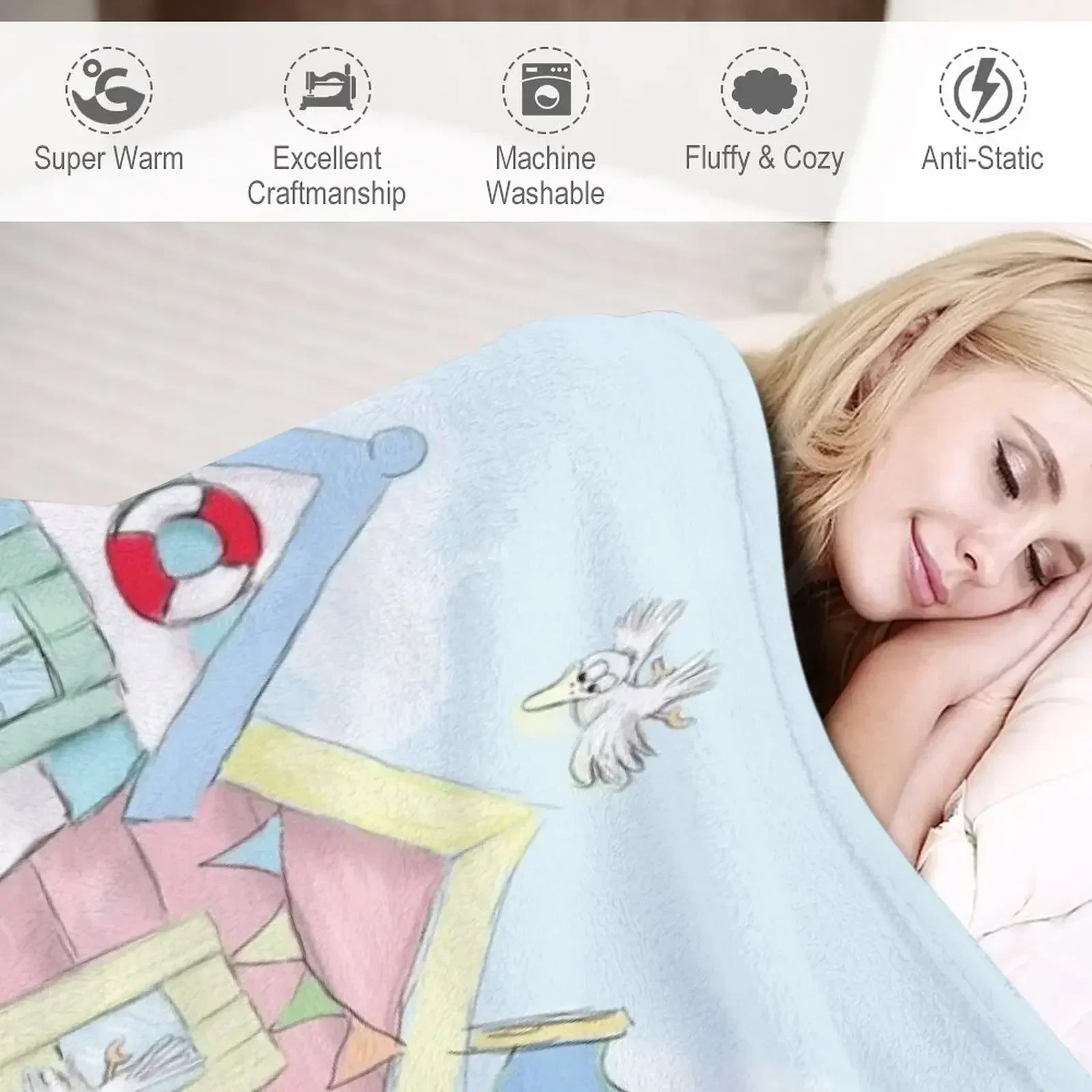 Пляжные хатинты - Плед для плавания Gone диван-кровать тонкие одеяла