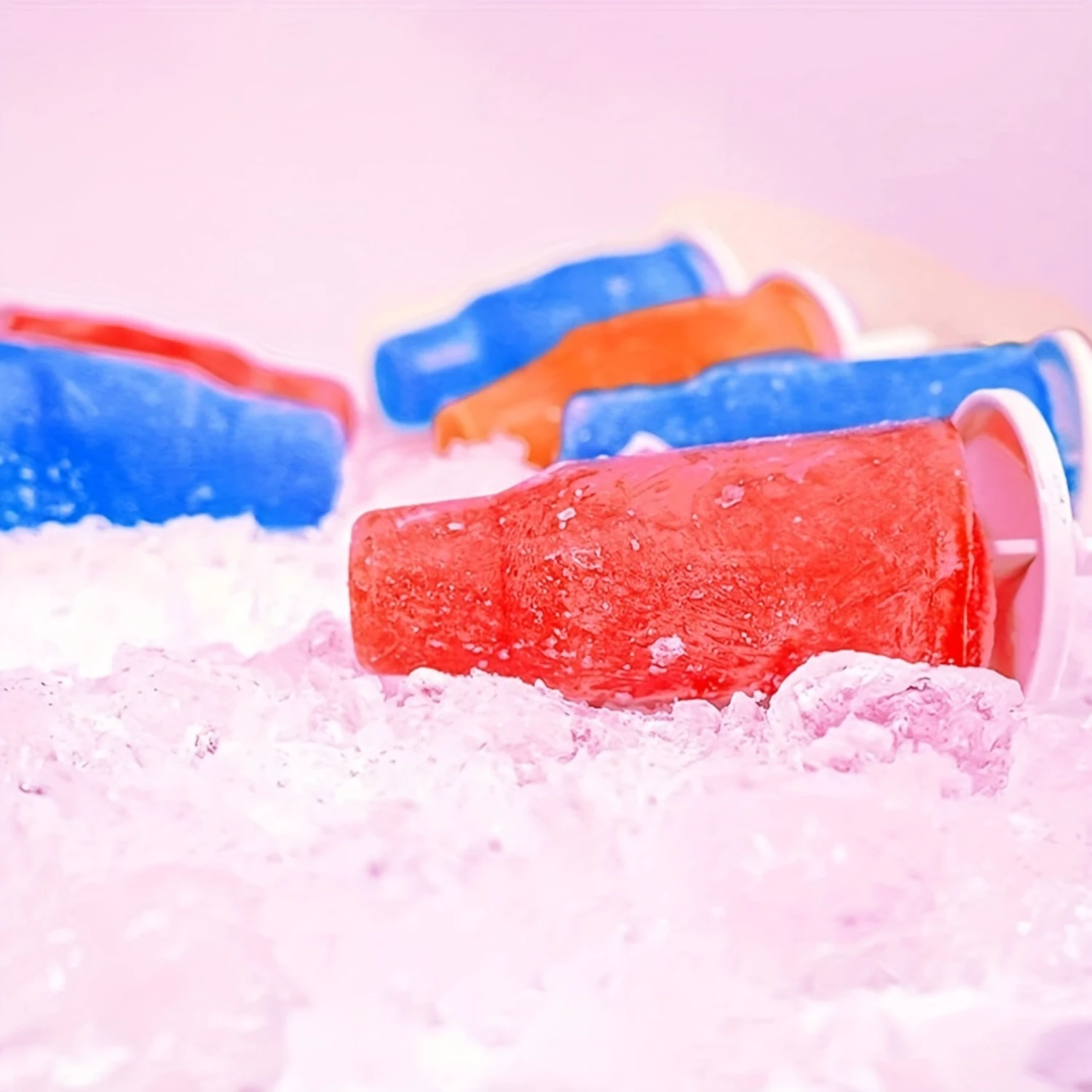 Силиконовые формы для льда с 6 полостями и капельницами складные мороженого не