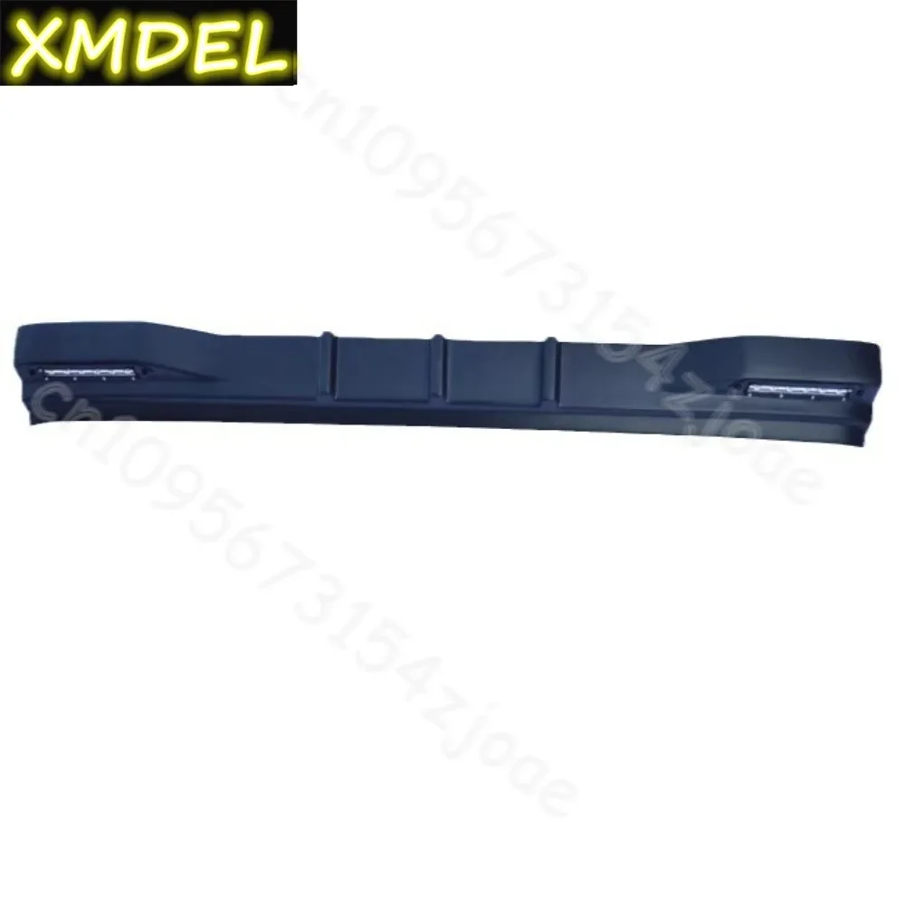 Фото Передний спойлер со светодиодной подсветкой на крышу для Wrangler JK JL 2007-2022, внедорожные внешние аксессуары, спойлер на лобовое стекло, верхнее крыло №4