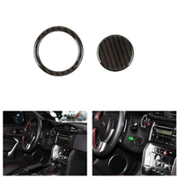 for toyota 86 subaru brz 2013 2014 2015 2016 2017 carbon fiber engine start stop button ring cover