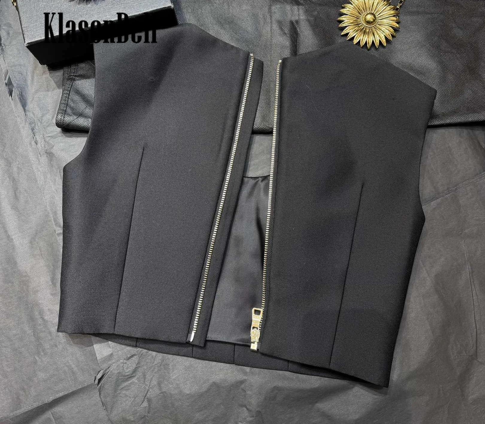 6 20 KlasonBell женский элегантный пикантный квадратный воротник без бретелек на