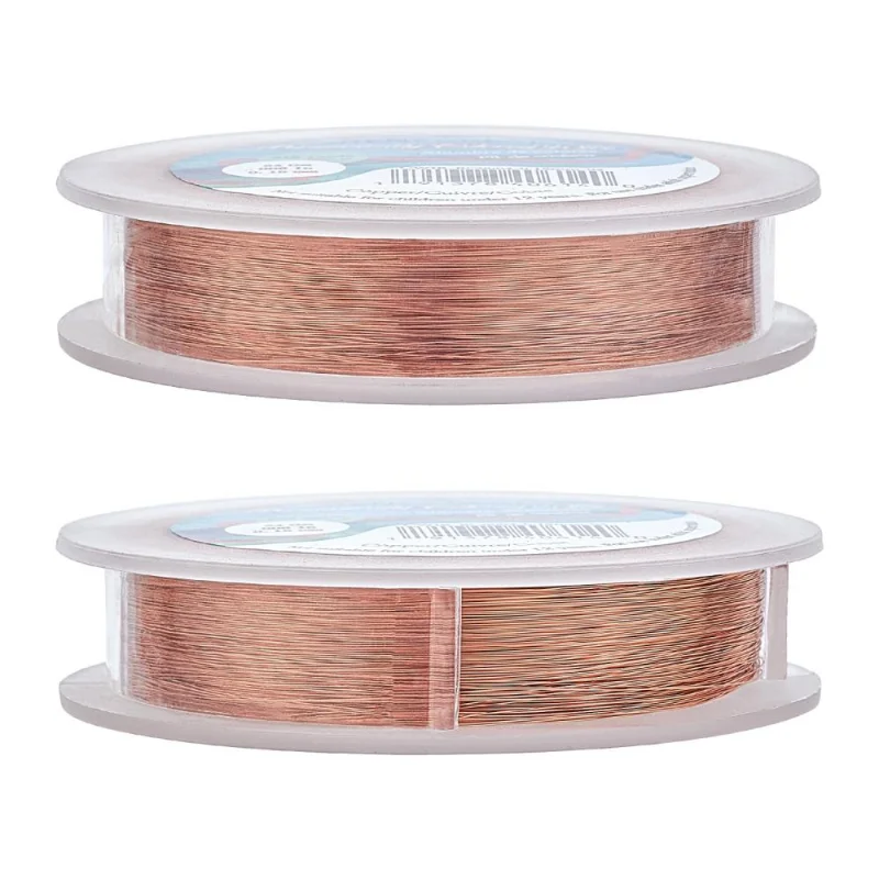 200 Meters Copper Wire 0.15mm Metal Beading Wire for DIY Bracelet Necklace Earring Hairpins Jewelry Making Craft Accessories