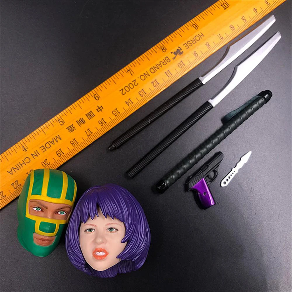 

Фотоскульптура с головой цветка с оружием, подходит для обычных 12-дюймовых фигурок