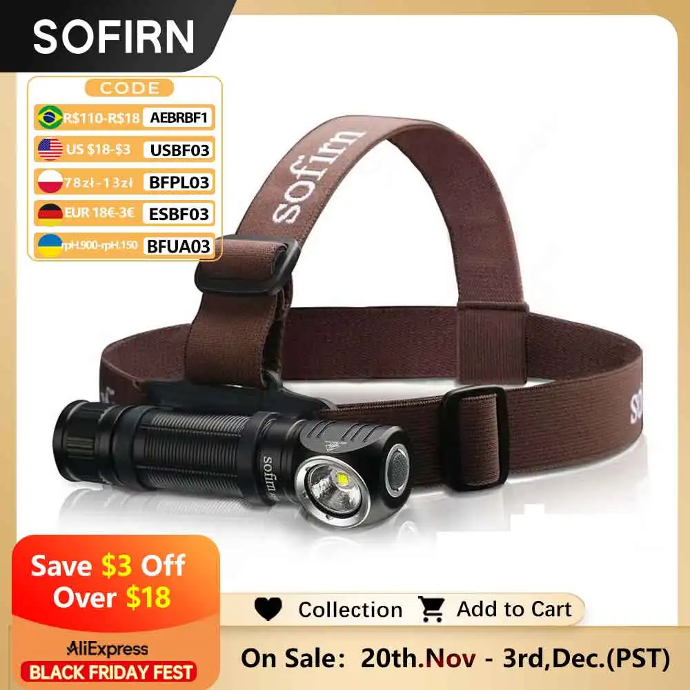 

Sofirn HS40 Светодиодный налобный фонарь