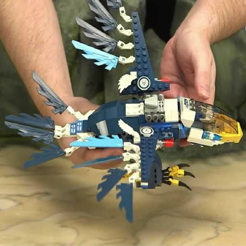 

351pcs Chimaed Building Blocks Eris' Eagle Interceptor Model Fit 70003 Toys for Children Christmas Gift