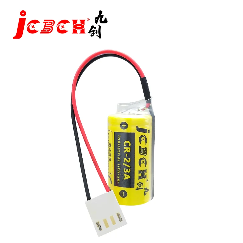 Фото Одноразовая литиевая батарея JCBCH CR-2/3A 3В, подходит для контроллера материнской платы станка с ЧПУ HAAS. №5