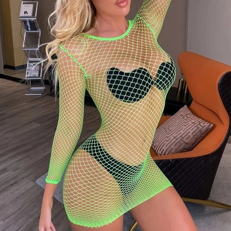 Пляжная одежда сетчатая накидка ажурная юбка на бедрах ночное платье женское