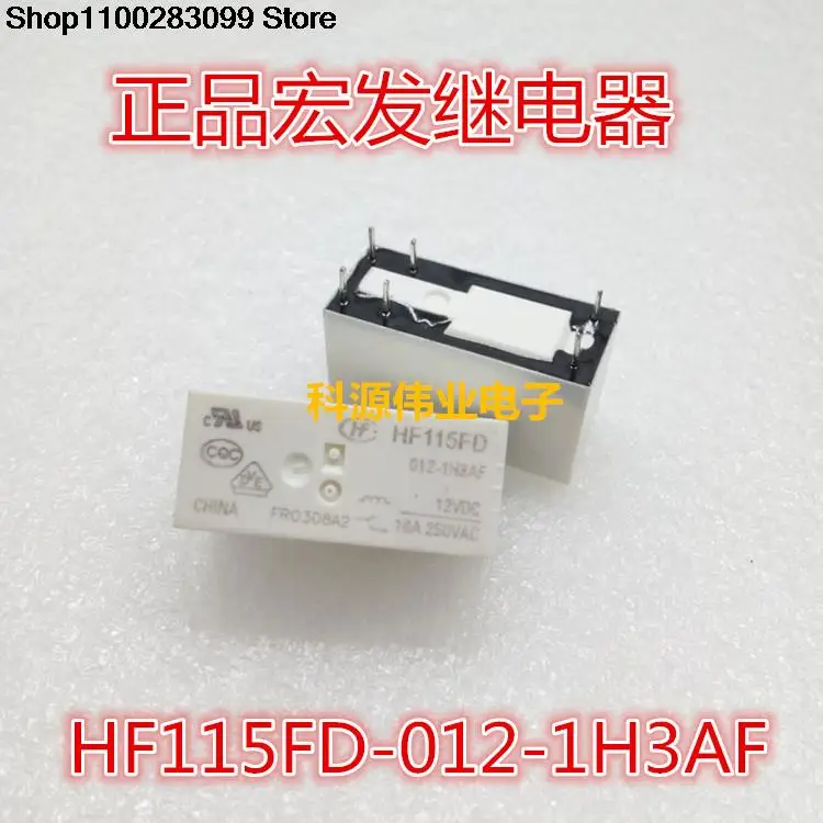 

5 шт. HF115FD 012-1H3AF 12 В 12 В постоянного тока 16 А 6 контактов HF115FD