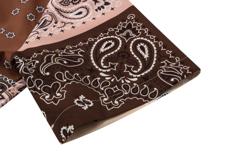 Multi Pattern Print CASABLANCA Seaside Beach Serions Shorts Shirt Set Men Women Top Versions Hawaii Style Holiday Pocket Suit