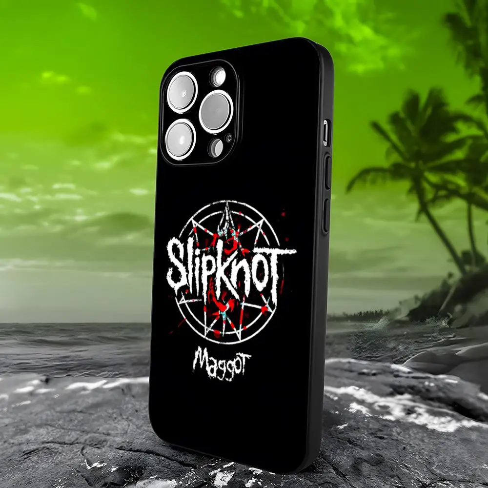 Чехол для телефона Band S-Slipknot IPhone 15 16 13 Pro Max 14 12 11 Xr X 8 7 6 Plus задняя крышка
