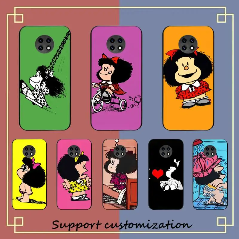 

Mafalda Phone Case for Redmi Note 8 7 9 4 6 pro max T X 5A 3 10 lite pro