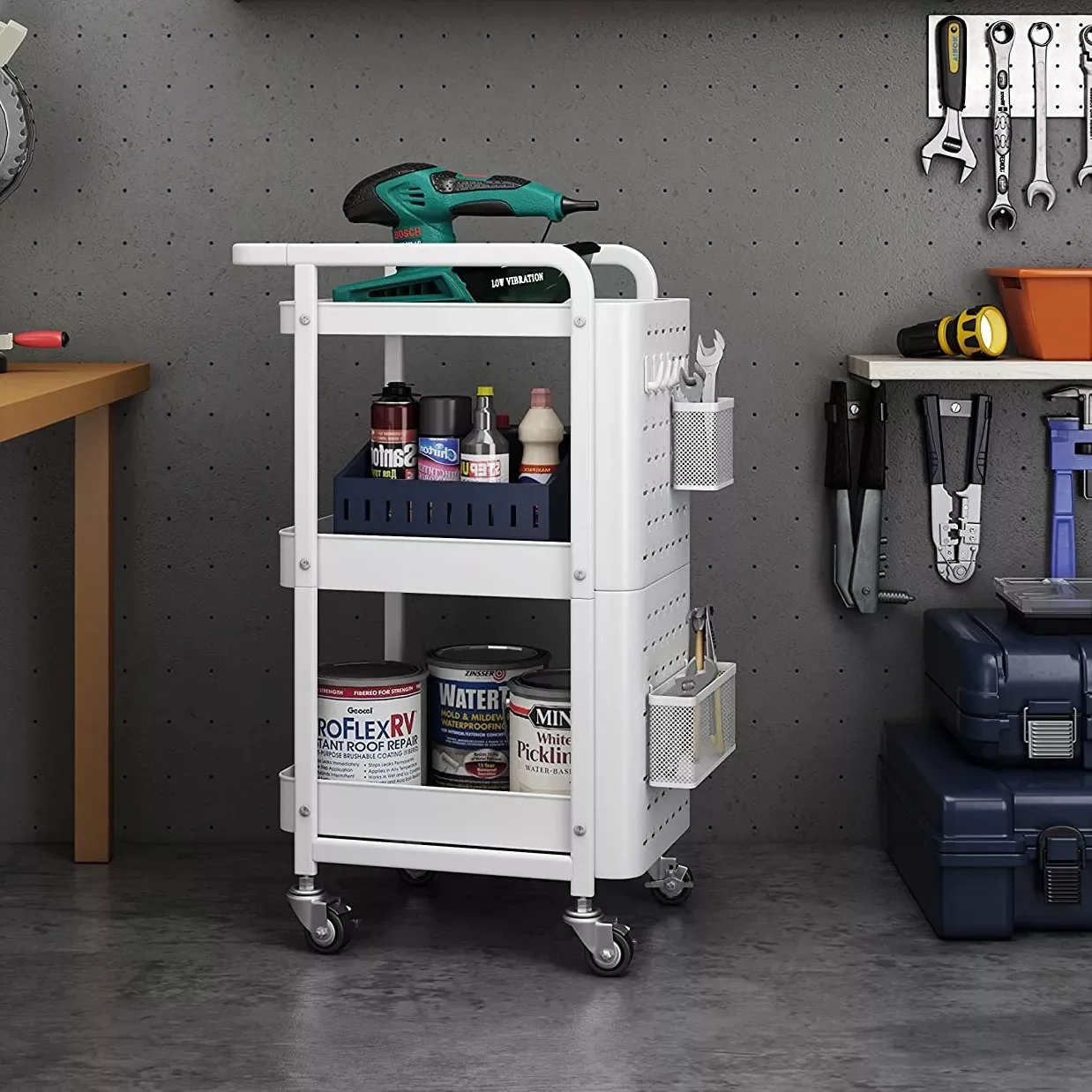 

3-уровневый кухонный стеллаж для хранения, полки для ванной комнаты, передвижная полка для хранения в туалете, туалет, Полка Для Хранения Туа...