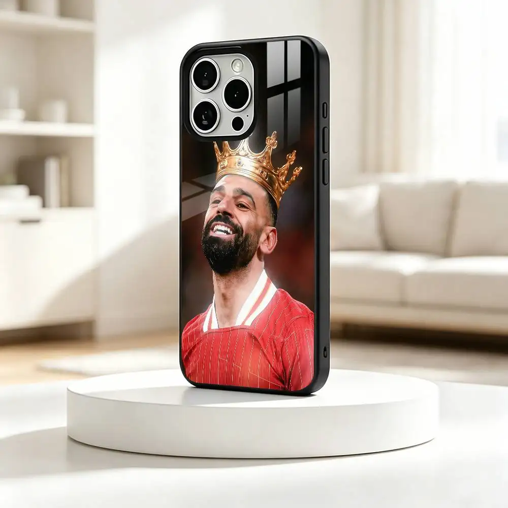 Фото Чехол для телефона M-Mohamed Salah Football для iPhone 17, 16, 15, 14, 13, 12, 11 Plus, Pro с поддержкой магнитной беспроводной зарядки №4