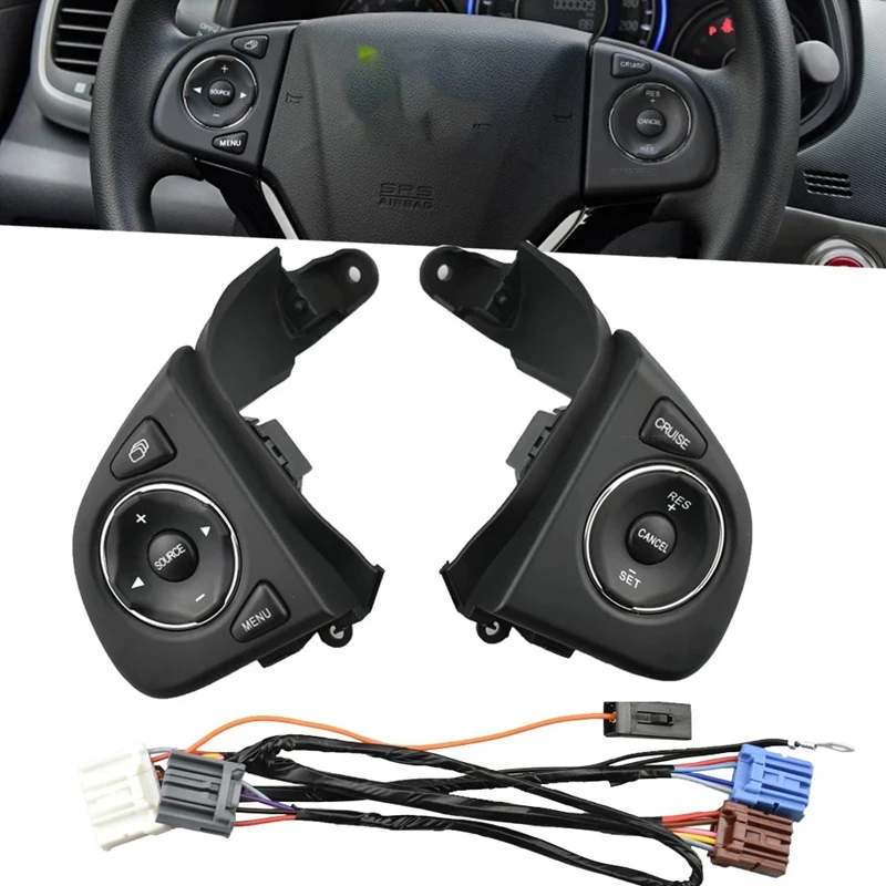 

Car Multi-Function Steering Wheel Button Switch Cruise Control Switch for Honda CRV 2012 -2016 35880T0AA11