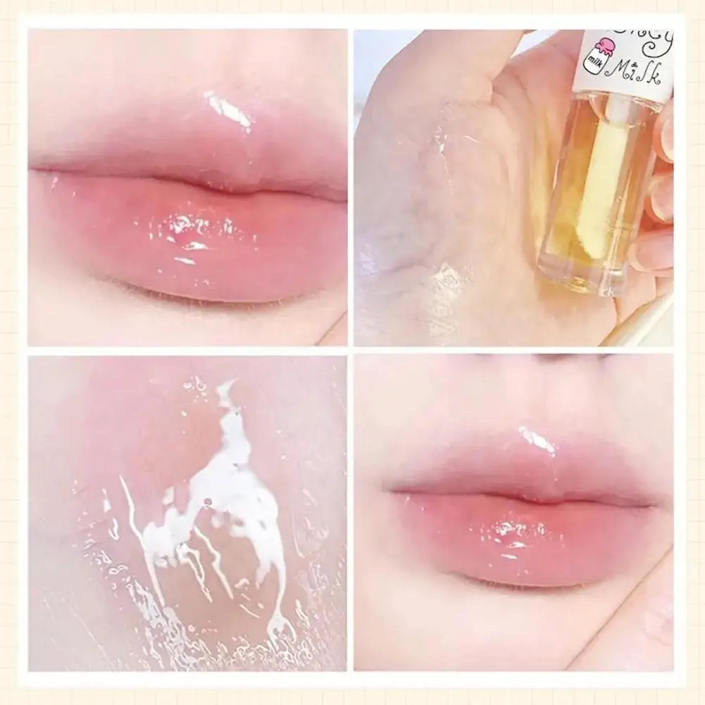 

Instant Plumping Moisturizing Lip Oil Hydrating Repairing Cosmetics Brighten Sexy Lips Gloss Lip Reduce Lines Plump Makeup Z9A6