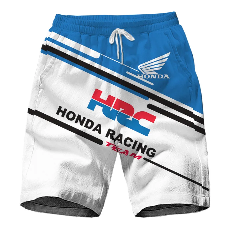

Honda Shorts Men Wing Motorcycle Logo 3d Digital Printing Shorts Casual Fashion Harajuku High-quality Brand Beach Pants Clothing
