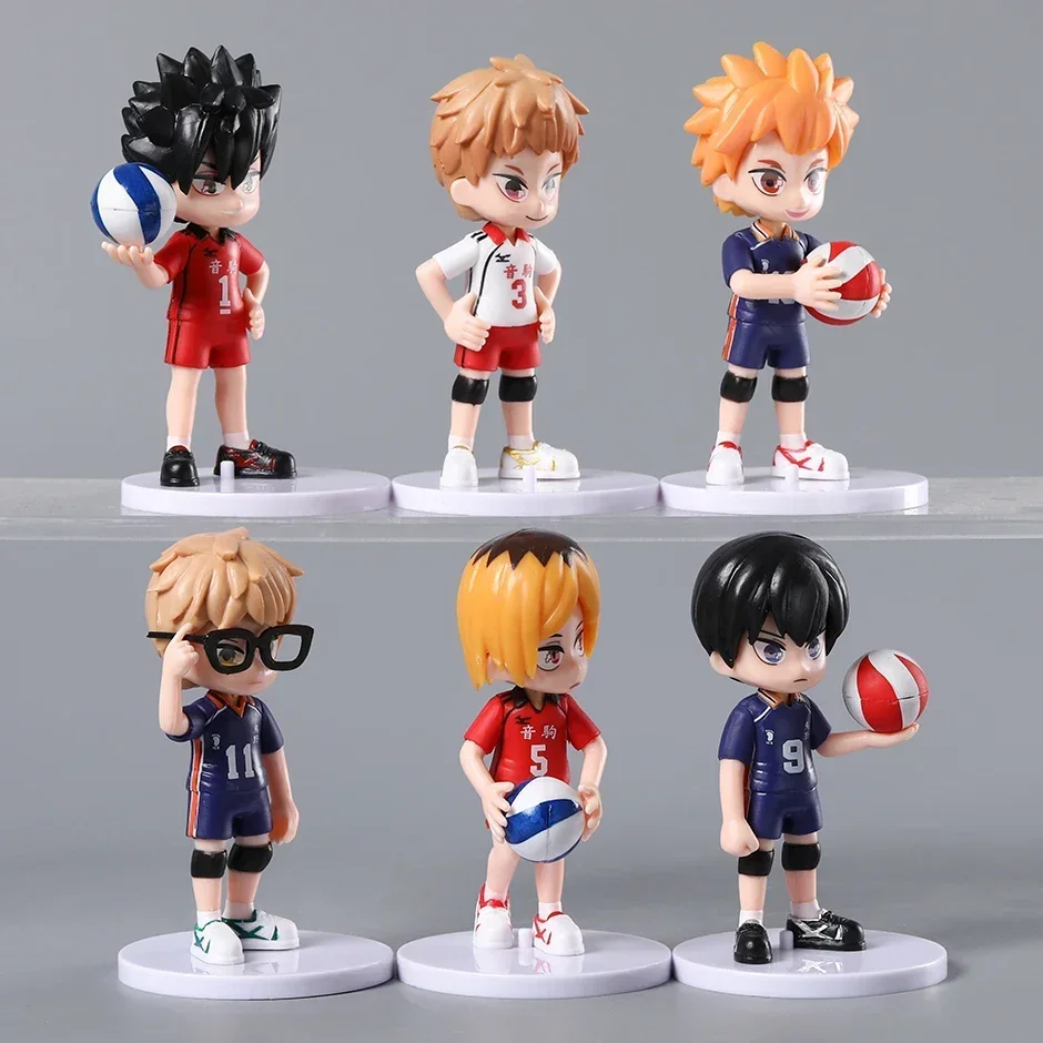 Фото Hinata Shoyo Tobio Kageyama Kozume Kenma Tetsurou kuroo, милые игрушки, фигурки, модели, куклы, полный набор №4