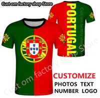 portugal t shirt diy free custom name number prt t shirt nation flag pt republic portuguese country college print photo clothing