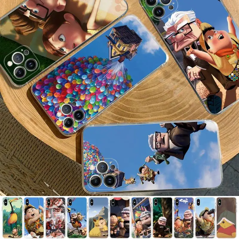 

Disney Up Phone Case For iPhone 14 11 12 13 Mini Pro XS Max Cover 6 7 8 Plus X XR SE 2020 Funda Shell