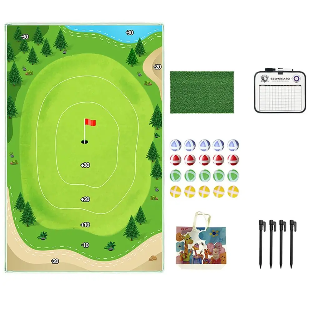 

Портативный Набор для игры в гольф в повседневном стиле, профессиональные 20-дюймовые мячи для гольфа для взрослых и детей для использования на улице и в помещении