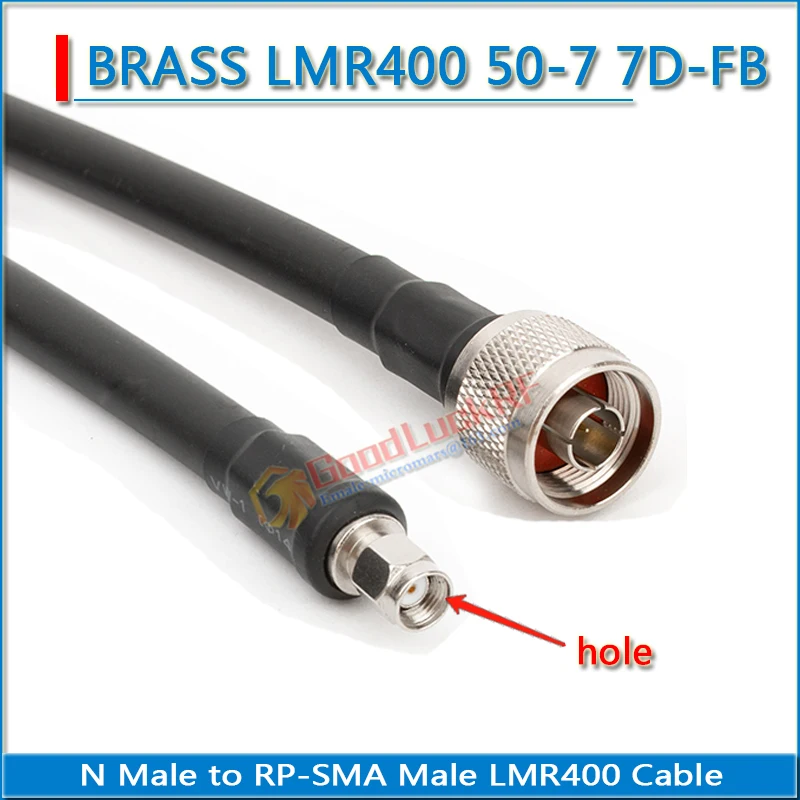 Высококачественная перемычка с коаксиальным косичкой L16 N мама на SMA папа RG8 RG8U RG8/U