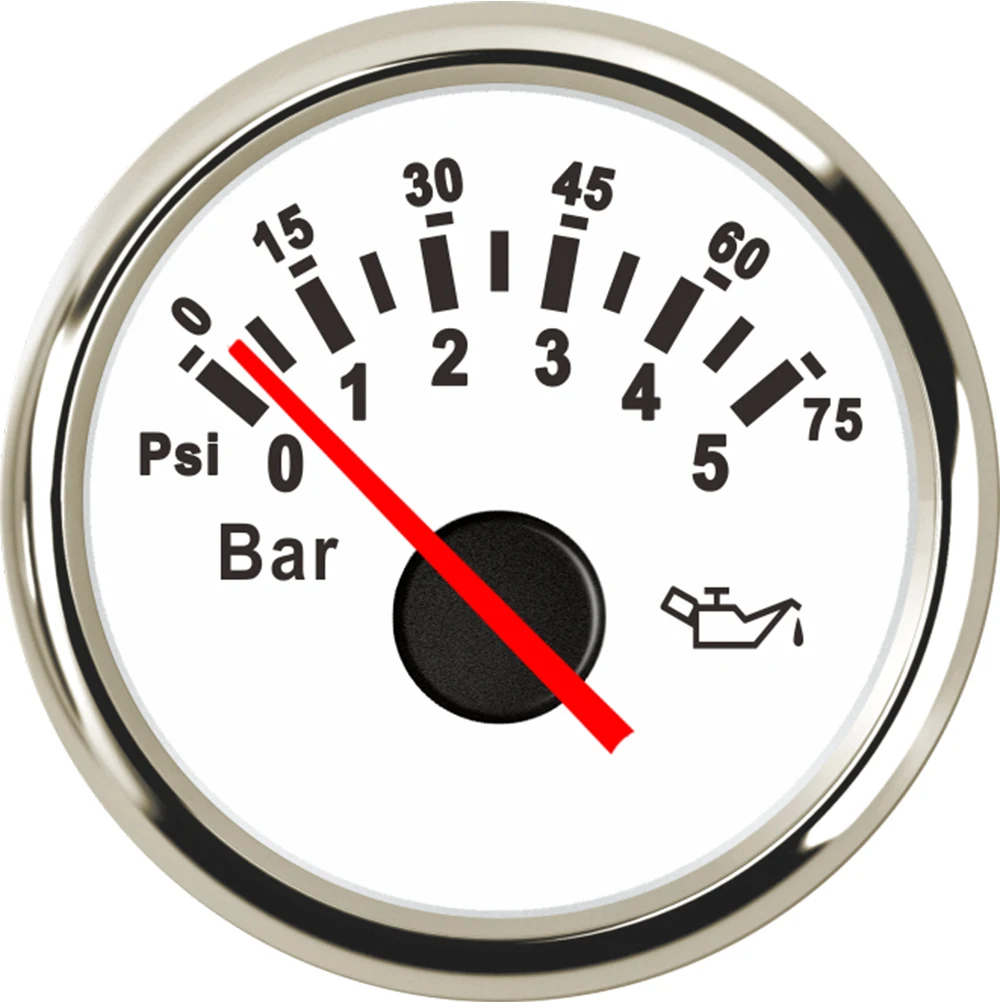 

Boat Car Truck Mechanical Oil Pressure Gauge RV Engine Motor Oil Gauge Autometer 9-32V 52mm