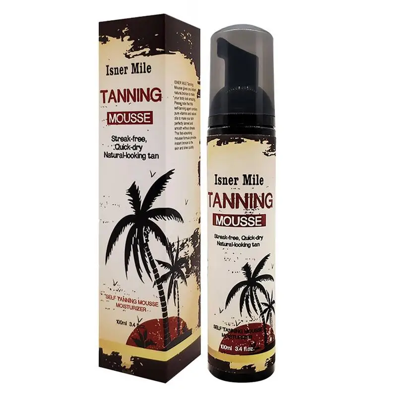 

100ml Tanning Lotion Sunless Tanning Self Tan Organic Natural Fake Beach Sun-free Long Lasting Self-tanning Mousse Tan Lotion