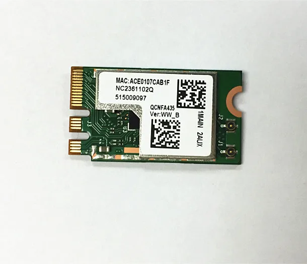 

New Wireles wlan Card For Qualcomm Atheros QCA9377 QCNFA435 802.11AC 2.4G/5GHz NGFF/M.2 WIFI Bluetooth 4.1 433Mbps