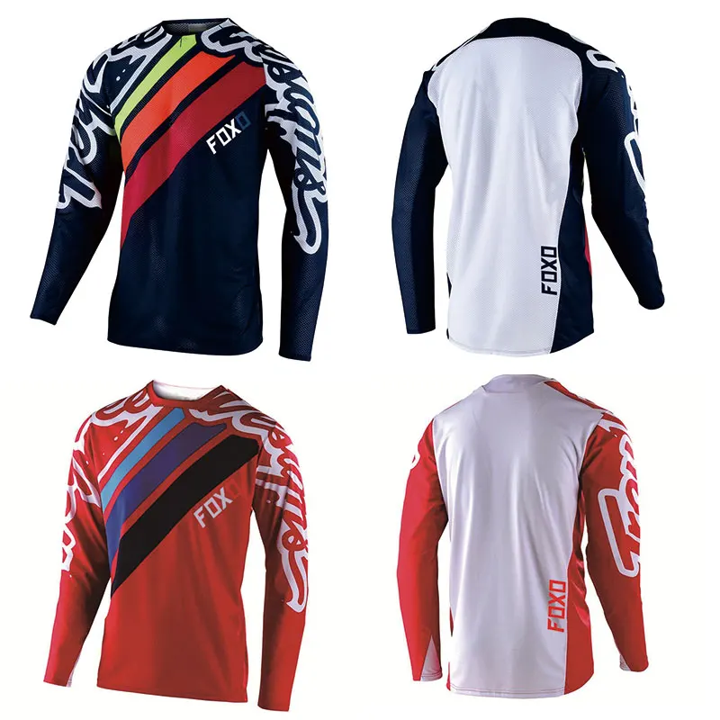 

2023 New Motocross Mtb Downhill Jersey MX Cycling Mountain Bike DH Maillot Ciclismo Hombre Quick Dry Jersey Racing Hpit Foxo