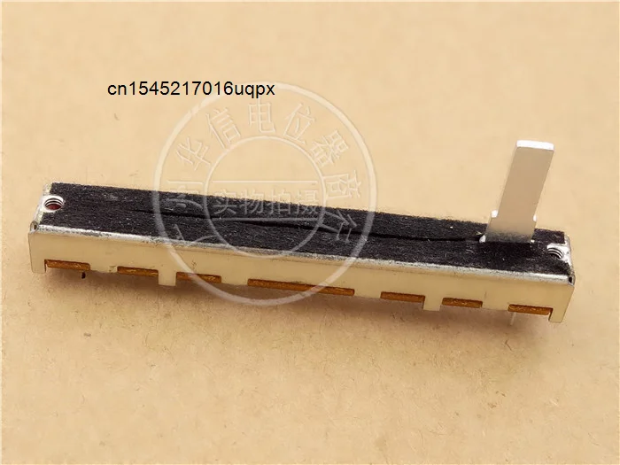 

4pcs 60mm SC-4543N B100K-15MM straight slide potentiometer / single joint fader handle high 15MM