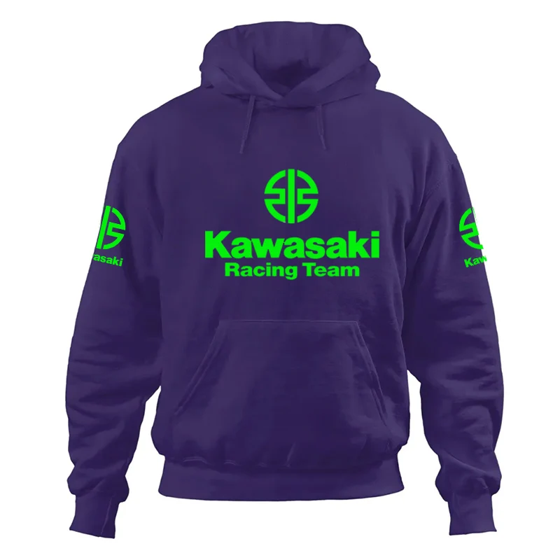 Фото Kawasaki логотип мотоцикла 202, весна/лето, новинка Y2K, модная тенденция, мужская толстовка с капюшоном, спортивная одежда для спорта на открытом воздухе, женская толстовка с капюшоном №5