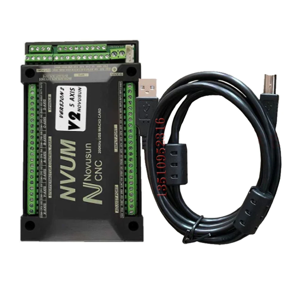 USB-карта Mach3 200 кГц NVUM 3 оси/4 оси/5 оси/6 оси ЧПУ контроллер движения ведомый