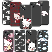 kuromi hello kitty cute phone cases for iphone 7 8 se2020 7 8 plus 6 6s 6 6s plus x xr xs max cases funda coque carcasa