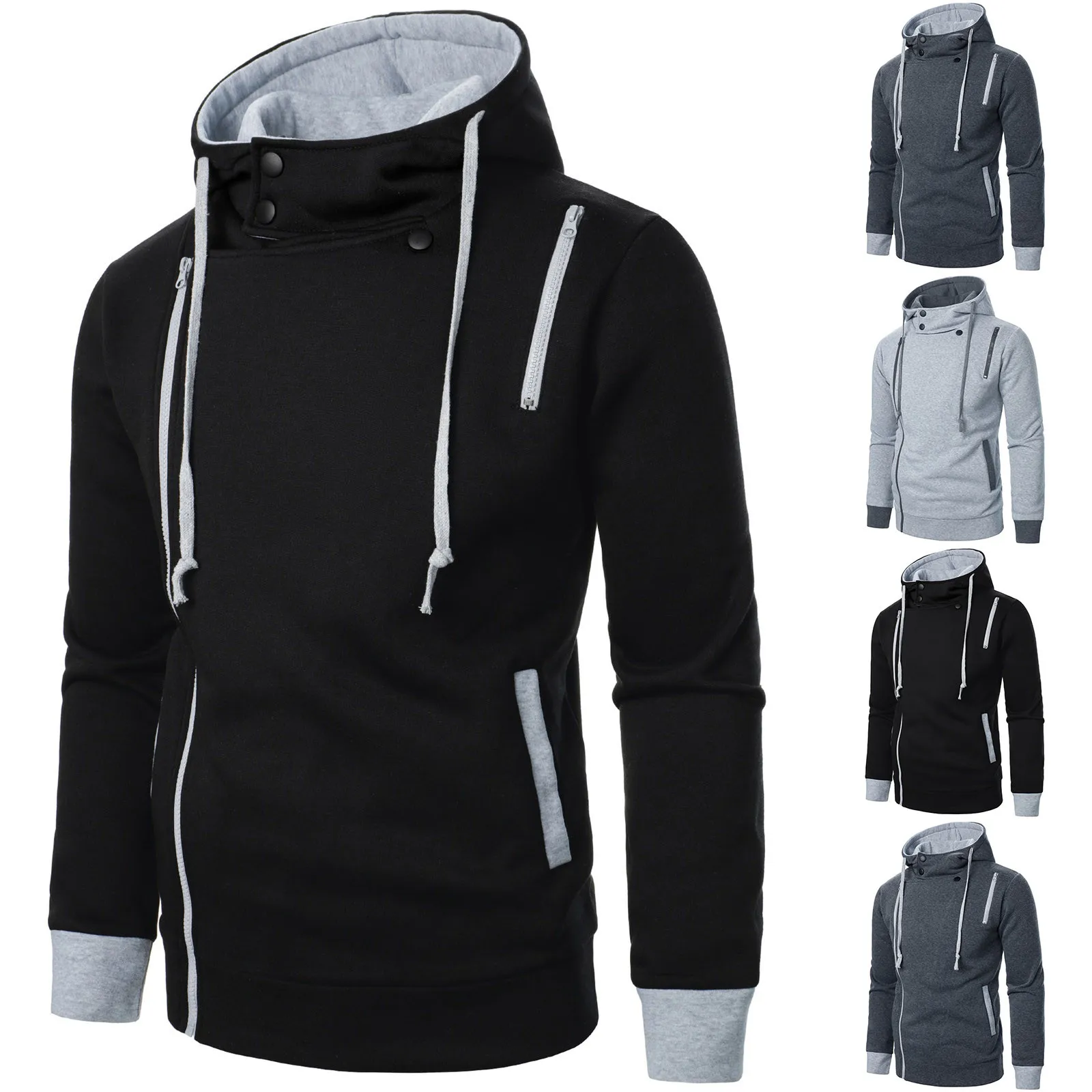 Новые мужские толстовки в корейском стиле спортивная одежда повседневная куртка