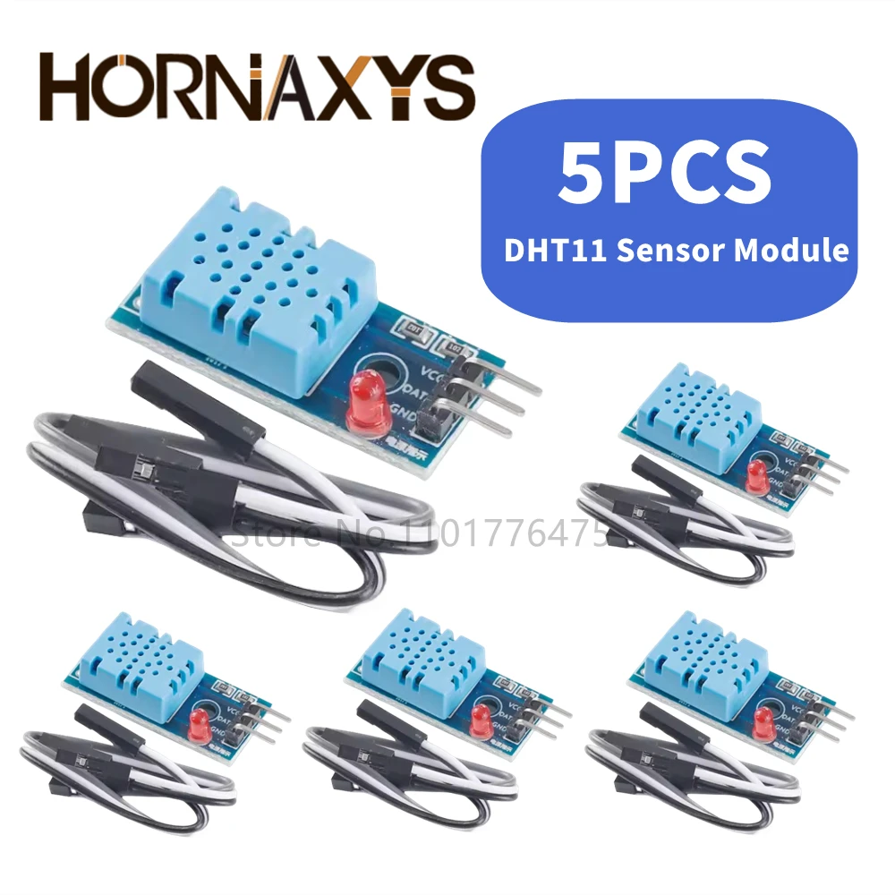 Модули датчиков DHT11 1-10 шт. 3 3-5 В цифровой датчик температуры и влажности