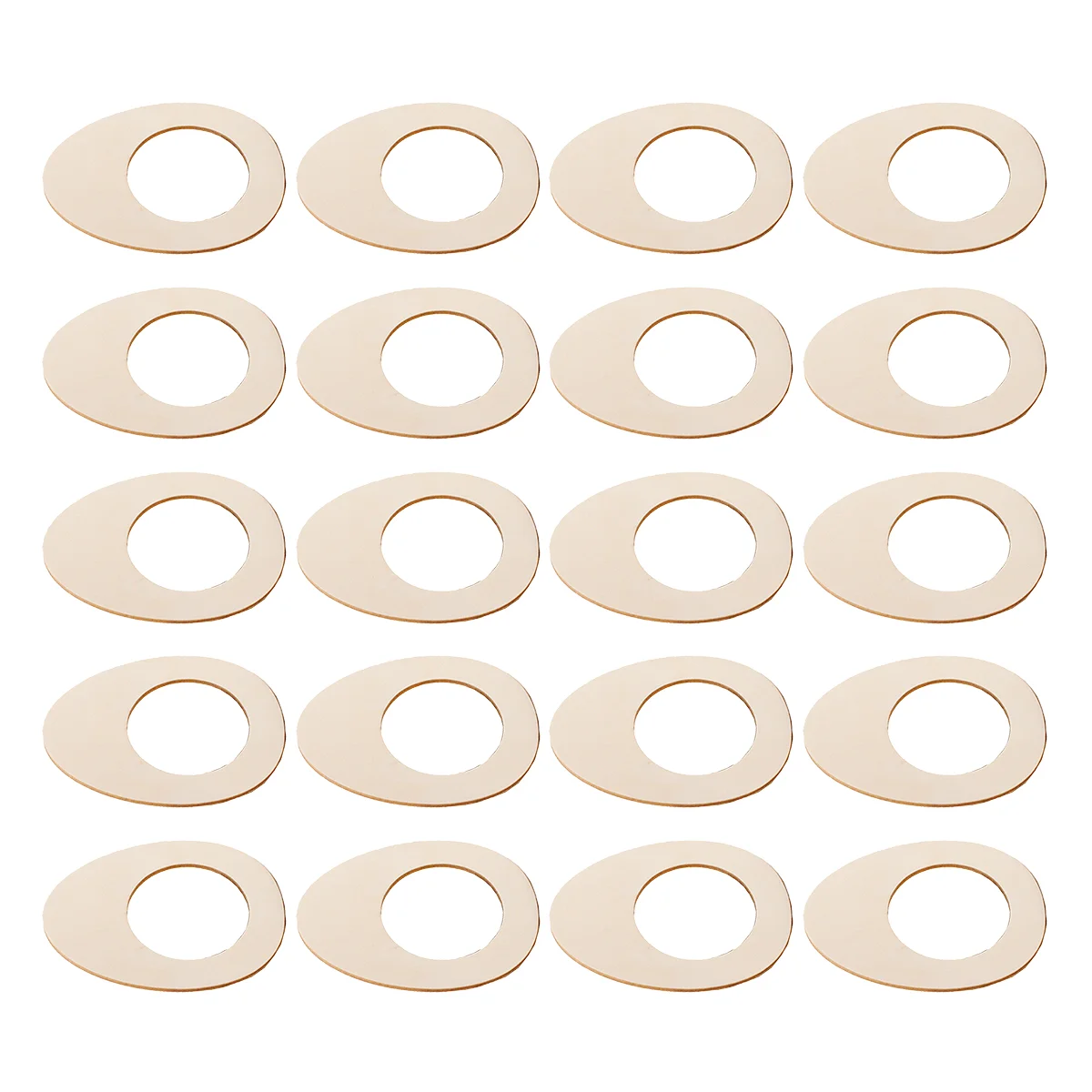

20 PCS Home Decoration Vintage Napkin Ring Wood Holder Rings Wedding Table Holders Christmas Tissue