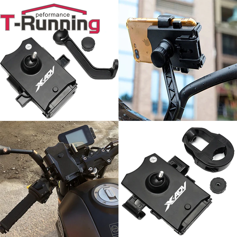 

Motorcycle Accessories Handlebar Mirror Mobile Phone Holder GPS Stand Bracket For Honda X ADV 750 XADV 750 2021 2022 2020